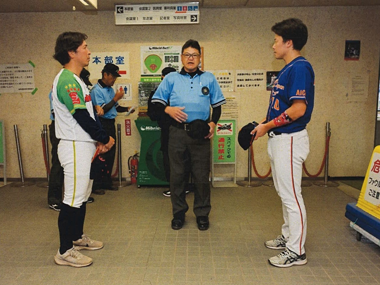 富山日野自動車野球部の試合写真